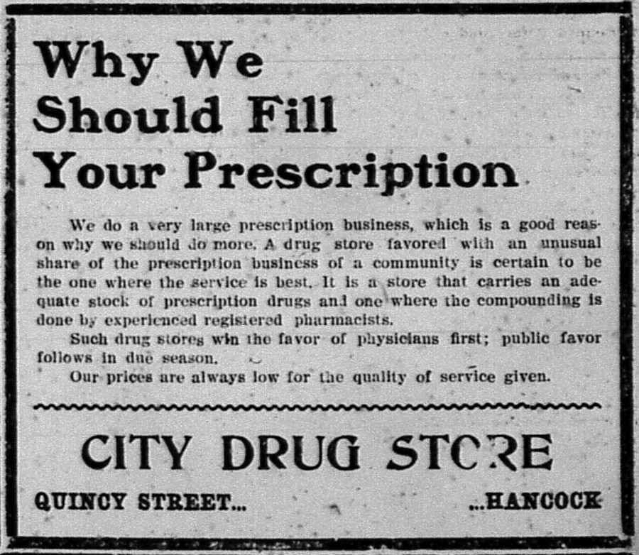 Newspaper ad - <i>The Evening Journal</i>, 28 Nov 1905